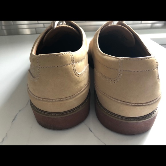 NWOT Men’s rockport tan shoes w/laces - size 12w - Picture 6 of 8